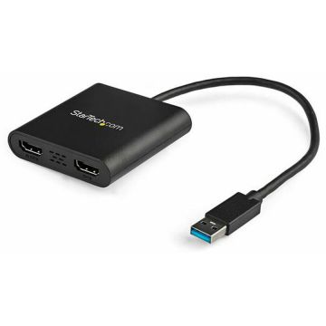 StarTech Adaptor Startech USB32HD2, HDMI 4K-/M/F, suporta sunet stereo (2 canale stanga, dreapta, Negru StarTech Adaptor Startech USB32HD2, HDMI 4K-/M/F, suporta sunet stereo (2 canale stanga, dreapta, Negru