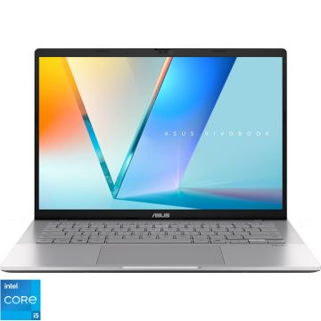 Laptop ASUS 14'' Vivobook S14 S3407VA, WUXGA, Procesor Intel® Core™ i5-13420H (12M Cache, up to 4.60 GHz), 16GB DDR5, 1TB SSD, Intel UHD, No OS, Cool Silver Laptop ASUS 14'' Vivobook S14 S3407VA, WUXGA, Procesor Intel® Core™ i5-13420H (12M Cache, up to 4.60 GHz), 16GB DDR5, 1TB SSD, Intel UHD, No OS, Cool Silver
