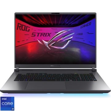 Laptop ASUS Gaming 18'' ROG Strix G18 G815JPR, 2.5K 240Hz, Procesor Intel® Core™ i9 14900HX (36M Cache, up to 5.80 GHz), 16GB DDR5, 1TB SSD, GeForce RTX 5070 8GB, No OS, Eclipse Gray