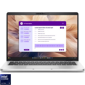 Laptop DELL 14'' Pro 14 Plus PB14250, FHD+, Procesor Intel® Core™ Ultra 5 236V (8M Cache, up to 4.70 GHz), 16GB LPDDR5X, 512GB SSD, Intel Arc 130V, Win 11 Pro, 3Y ProSupport Laptop DELL 14'' Pro 14 Plus PB14250, FHD+, Procesor Intel® Core™ Ultra 5 236V (8M Cache, up to 4.70 GHz), 16GB LPDDR5X, 512GB SSD, Intel Arc 130V, Win 11 Pro, 3Y ProSupport