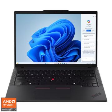 Laptop Lenovo 14'' ThinkPad P14s Gen 5, WUXGA IPS, Procesor AMD Ryzen™ 7 8840HS (16M Cache, up to 5.10 GHz), 64GB DDR5, 1TB SSD, AMD Radeon 780M, Win 11 Pro, Black Laptop Lenovo 14'' ThinkPad P14s Gen 5, WUXGA IPS, Procesor AMD Ryzen™ 7 8840HS (16M Cache, up to 5.10 GHz), 64GB DDR5, 1TB SSD, AMD Radeon 780M, Win 11 Pro, Black