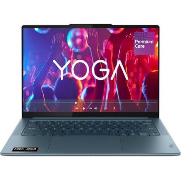 Laptop Lenovo Yoga Pro 7 14AKP10 (Procesor AMD Ryzen™ AI 7 350 (16M Cache, up to 5.0 GHz) 14.5inch 3K OLED 90Hz, 32GB, 1TB SSD, AMD Radeon 860M Graphics, Albastru)