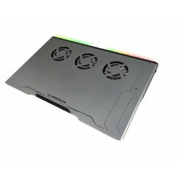 Cooler laptop gaming Esperanza Boreas EGC108 iluminare RGB, Negru
