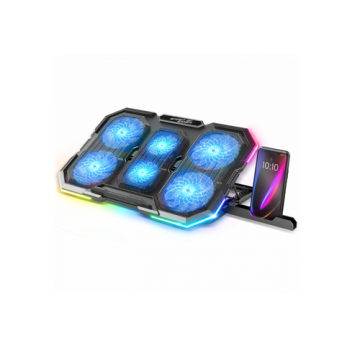 Cooler-stand notebook Spirit of Gamer Airblade 700 RGB, pana la 17.3inch, suport de telefon