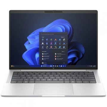 HP Laptop HP EliteBook 1040 G11, Procesor Intel Core Ultra 7-155H, Display 14 WUXGA  1920x1200 Anti-Glare, Memorie RAM 32GB LPDDR5X, Capacitate 1 TB SSD PCIe,  Placa video integrata Intel Graphics, Windows 11 Pro, Argintiu, A26QVEA HP