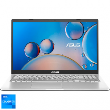 Laptop ASUS X515 A516KA cu procesor Intel® Celeron® N4500 pana la 2.80 GHz, 15.6inch, Full HD, 8GB, 512GB SSD, Intel® UHD Graphics, No OS, Transparent Silver Laptop ASUS X515 A516KA cu procesor Intel® Celeron® N4500 pana la 2.80 GHz, 15.6inch, Full HD, 8GB, 512GB SSD, Intel® UHD Graphics, No OS, Transparent Silver