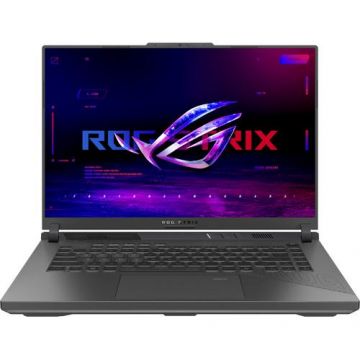 Laptop Gaming ASUS ROG Strix G16 G614PR (Procesor AMD Ryzen™ 9 8940HX (64M Cache, up to 5.30 GHz), 16inch FHD+ 165Hz, 16GB, 1TB SSD, NVIDIA GeForce RTX 5070 Ti @12GB, Negru/Gri)