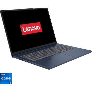 Lenovo Laptop Lenovo IdeaPad Slim 3 16IRH10 cu procesor Intel® Core™ i7-13620H, 16 WUXGA, IPS, 16GB DDR5 RAM, 512GB SSD, Intel® UHD Graphics, No OS, Albastru Lenovo Laptop Lenovo IdeaPad Slim 3 16IRH10 cu procesor Intel® Core™ i7-13620H, 16 WUXGA, IPS, 16GB DDR5 RAM, 512GB SSD, Intel® UHD Graphics, No OS, Albastru