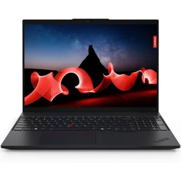 Lenovo Laptop Lenovo ThinkPad L16 Gen 1, Procesor AMD Ryzen™ 5 PRO 7535U, Display 16 WUXGA 1920x1200, IPS, Anti-glare, Memorie RAM 16 GB DDR5-4800, Capacitate 1TB SSD M.2, Placa video Integrata AMD Radeon™ 660M Graphics, Windows 11 Pro, Negru