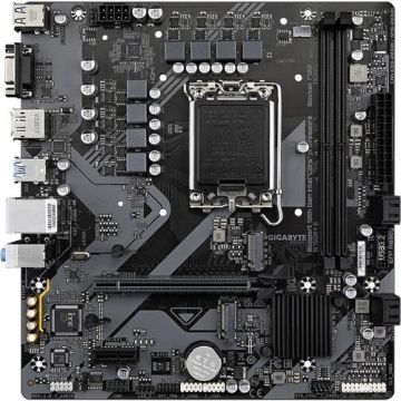 Placa de baza GIGABYTE B760M E, DDR5, Intel B760, LGA 1700, mATX