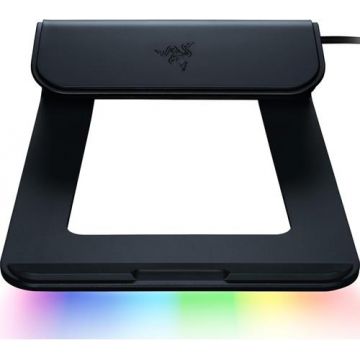 Stand laptop Razer Chroma V2, Pana la 17inch, Chroma™ Underglow, 2x USB-C PD 3.2 4K, 2x USB-A 3.2, HDMI 2.0 4K 60Hz (Negru)