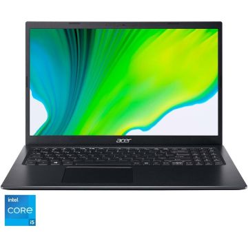 Laptop Acer Aspire 5 A515-56 cu procesor Intel® Core™ i5-1135G7 pana la 4.20 GHz, 15.6, Full HD, 16GB, 512GB SSD, Intel Iris Xe Graphics, No OS, Charcoal Black