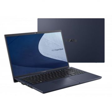 Laptop Business ASUS ExpertBook B B1500CEAE-BQ2179R, 15.6-inch, Procesor Intel Core I7-1165G7, 8GB RAM, 256GB SSD, Intel Iris Xᵉ Graphics, Windows 10 Ori, Star Black