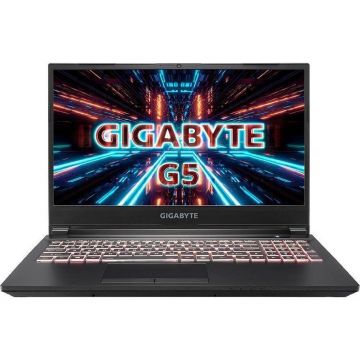 Laptop GIGABYTE Gaming 15.6'' G5 MD, FHD 144Hz, Procesor Intel® Core™ i5-11400H (12M Cache, up to 4.50 GHz), 16GB DDR4, 512GB SSD, GeForce RTX 3050 Ti 4GB, Free DOS, Black