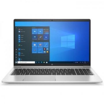 Laptop HP ProBook 450 G8 cu procesor Intel Core i7-1165G7, 15.6, Full HD, 16GB, 512GB SSD, Intel Iris XE Graphics, FreeDOS, Pike Silver
