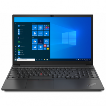 Laptop Lenovo 15.6'' ThinkPad E15 Gen 3, FHD IPS, Procesor AMD Ryzen™ 7 5700U (8M Cache, up to 4.3 GHz), 16GB DDR4, 1TB SSD, Radeon, Win 11 Pro, Black