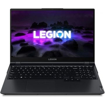 Laptop Lenovo Gaming 15.6'' Legion 5 15ACH6A, FHD IPS 165Hz, Procesor AMD Ryzen™ 5 5600H (16M Cache, up to 4.2 GHz), 16GB DDR4, 512GB SSD, Radeon RX 6600M 8GB, No OS, Phantom Blue