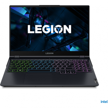 Laptop Lenovo Gaming 15.6'' Legion 5 15ITH6H, FHD IPS 165Hz G-Sync, Procesor Intel® Core™ i5-11400H (12M Cache, up to 4.50 GHz), 16GB DDR4, 512GB SSD, GeForce RTX 3060 6GB, No OS, Phantom Blue