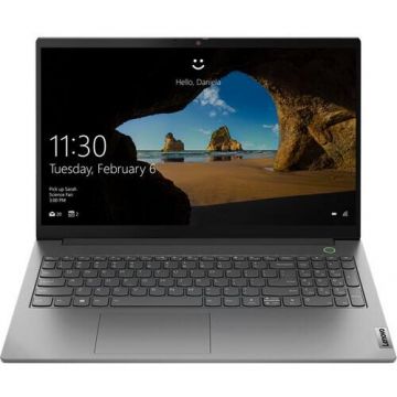 Laptop Lenovo ThinkBook 15 G3 ACL cu procesor AMD Ryzen 5 5600U, 15.6, Full HD, 16GB, 512GB SSD, AMD Radeon Graphics, Windows 11 Pro, Mineral Gray