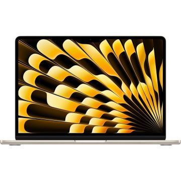 Apple Laptop Apple 13.6'' MacBook Air 13 Liquid Retina, Apple M4 chip (10-core CPU), 24GB, 1TB SSD, Apple M4 10-core GPU, macOS, Starlight
