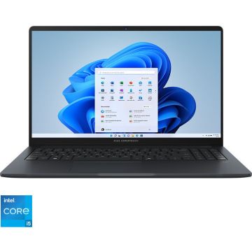 Asus Laptop ASUS ExpertBook B1 B1503CVA, Procesor Intel® Core™ i5-13420H (12M Cache, up to 4.60 GHz), Display 15.6'' Full HD 1920x1080, Memorie RAM 16GB DDR5, Capacitate 512GB SSD M.2, Placa video integrata Intel® UHD Graphics, Windows 11 Pro, Gri