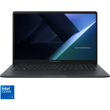Asus Laptop Business ASUS ExpertBook B1, Procesor Intel® Core™ 5 120U (12M Cache, up to 5.00 GHz), Display 15.6 FHD 1920x1080, Memorie RAM 16GB DDR5, Capacitate 512GB SSD M.2, Placa video integrata Intel UHD Graphics, NO OS, Gri