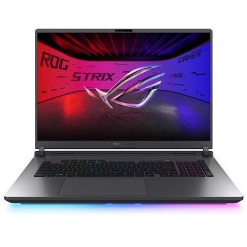 Asus Laptop Gaming ASUS ROG STRIX G18,  18 inch 2560 x 1600, Intel Core i9-14900HX, 32 GB DDR5, 1 TB SSD, Nvidia GeForce RTX 5070, Free DOS, Gri