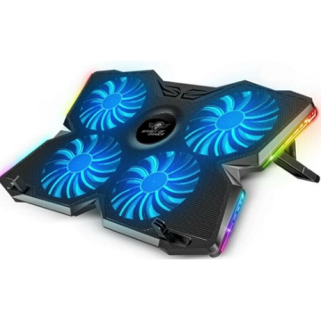 Cooler laptop Spirit of Gamer Airblade 500, iluminare RGB (Negru)