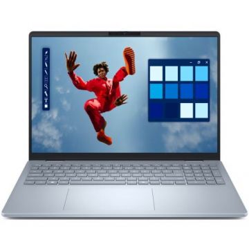 Dell Laptop Dell 16 Plus DB16250 LNL 201 WINP-05, 16 inch 1920 x 1200 Touchscreen, Intel 258V 8 C / 8 T, 2.2 GHz - 4.8 GHz, 12 MB cache, 12 W, 32 GB RAM, 1 TB SSD, Intel Arc Graphics, Windows 11 Pro, Argintiu