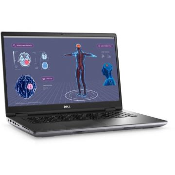 Dell Laptop Dell Precision 7780, 17.3 inch 1920 x 1080, Intel Core i9-13950HX, 64 GB DDR5, 1 TB SSD, Nvidia RTX 5000 Ada, Gri