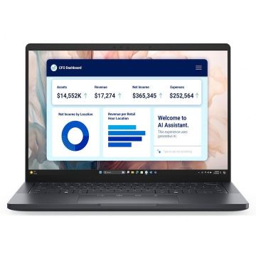 Dell Laptop Dell Pro 13, 13.3 inch TOUCH, 1920 x 1200, Intel Core Ultra 7 268V 8 C / 8 T, 2.2 GHz - 5.0 GHz, 12 MB cache, 32 GB RAM, 1 TB SSD, Intel Arc Graphics, Windows 11 Pro