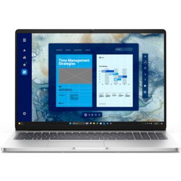 Dell Laptop Dell Pro 16 PC16250, 16 inch 1920 x 1200, Intel Core Ultra 7 265U 12 C / 14 T, 2.1 GHz - 5.3 GHz, 12 MB cache, 15 W, 16 GB DDR5, 512 GB SSD, Intel Graphics, Windows 11 Pro, Gri