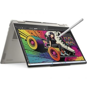 Laptop 2in1 Lenovo Yoga 7 14AKP10 (Procesor AMD Ryzen™ AI 7 350 (16M Cache, up to 5.0 GHz) 14inch 2.8K OLED 120Hz Touch, 24GB LPDDR5X, 1TB SSD, AMD Radeon 860M, Win 11 Home, Crem) Laptop 2in1 Lenovo Yoga 7 14AKP10 (Procesor AMD Ryzen™ AI 7 350 (16M Cache, up to 5.0 GHz) 14inch 2.8K OLED 120Hz Touch, 24GB LPDDR5X, 1TB SSD, AMD Radeon 860M, Win 11 Home, Crem)