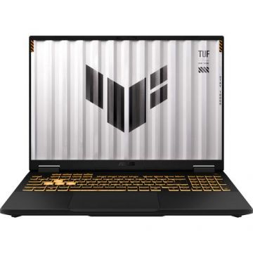 Laptop Gaming ASUS TUF F16 FX608JHR (Procesor Intel® Core™ i7-14650HX (30M Cache, up to 5.20 GHz), 16inch FHD+ 165Hz, 32GB DDR5, 512GB SSD, NVIDIA GeForce RTX 5050 @8GB, Negru/Gri)