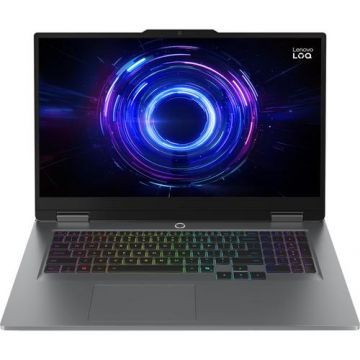 Laptop Gaming Lenovo LOQ 17IRX10 (Procesor Intel® Core™ i7-14700HX (33M Cache, up to 5.50 GHz), 17.3inch FHD IPS 165Hz, 32GB DDR5, 1TB SSD, NVIDIA GeForce RTX 5070 @8GB, Gri)