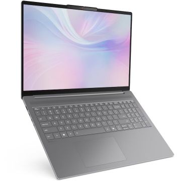 Lenovo Laptop Lenovo IdeaPad Slim 5 16AHP10, Procesor AMD Ryzen™ 7 8845HS pana la 5.1GHz, Display WUXGA 16, IPS, Memorie RAM 16GB DDR5, Capacitate 1TB SSD, Procesor AMD Radeon™ 780M Graphics, Free DOS, Luna Grey