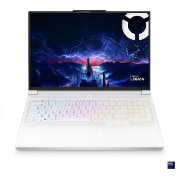 Lenovo Laptop Lenovo pentru gaming Legion 7 16IAX10, Procesor Intel® Core™ Ultra 7 255HX, Display 16 WQXGA 2560x1600, Memorie RAM  32 GB DDR5, Capacitate 1 TB SSD M.2, Placa video dedicata NVIDIA® GeForce RTX™ 5060 8GB GDDR7, Free DOS, Alb