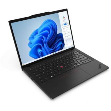 Lenovo Laptop Lenovo ThinkPad T14 G5, 21ML004QRI, 14 inch, WUXGA, 1920 x 1200, Intel Core Ultra 7 165H 16 C / 22 T, 1.4 GHz - 5 GHz, 24 MB cache, 55 W, 32 GB DDR5, 1 TB SSD, Intel Arc Graphics, Windows 11 Pro, Negru