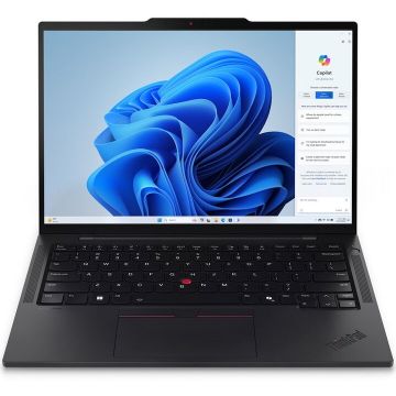 Lenovo Laptop Lenovo ThinkPad T14s Gen 5 cu procesor Intel® Core™ Ultra 7 155U pana la 4.8GHz, 14 WUXGA, IPS, 16GB LPDDR5x RAM, 512GB SSD, Intel® Graphics, Windows® 11 Pro, Negru