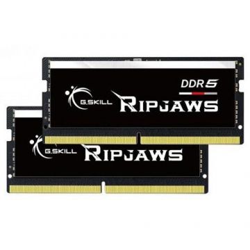 Memorii RAM, G.Skill Ripjaws 32GB (2x16GB), 4800 Mhz, DDR5 SO-DIMM