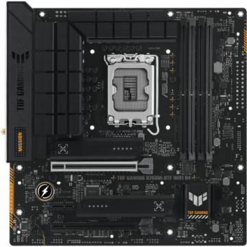 Placa de baza ASUS TUF GAMING B760M-BTF WIFI D4, mATX, LGA 1700, Intel B760