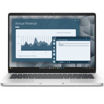Dell Laptop Dell Pro 14 Plus PB14255, 14 inch, FHD+, AMD Ryzen AI 5 340 3.4GHz , 16 GB DDR5, 512 GB SSD, AMD Radeon 860M, Windows 11 Pro