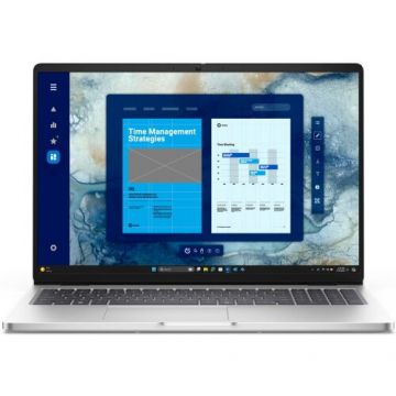 Dell Laptop Dell Pro PC16250, Intel Core Ultra 5 235U, 16 inch FHD+, 16GB RAM, 512GB SSD, Windows 11 Pro, Argintiu