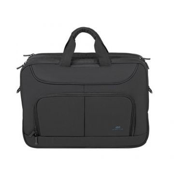 Geanta laptop Rivacase Tegel ECO 8432, textil, 15.6inch, Negru