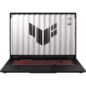 Laptop Gaming ASUS TUF A18 FA808UH (Procesor AMD Ryzen™ 7 260 (16M Cache, up to 5.1 GHz), 16inch FHD+ 144Hz, 16GB DDR5, 512GB SSD, NVIDIA GeForce RTX 5050 @8GB, DLSS 3.0, Negru/Gri)