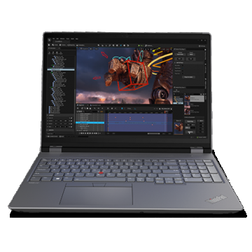 Laptop Lenovo ThinkPad P16 Gen 2 (Procesor Intel® Core™ i9-13980HX (36M Cache, up to 5.60 GHz), 16inch WQUXGA OLED Touch, 64GB DDR5, 2TB SSD, nVidia RTX A5000 @16GB, Win 11 Pro, Gri)
