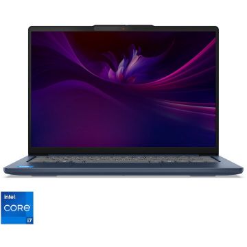 Lenovo Laptop Lenovo IdeaPad Slim 5 14IRH10, Display 14 WUXGA 1920x1200, IPS, Procesor Intel® Core™ i7-13620H, Memorie RAM 32 GB DDR5, Capacitate de stocare 1TB SSD M.2, Placa video integrata Intel UHD Graphics, Free DOS, Albastru