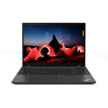 Lenovo Laptop Lenovo ThinkPad T16 G2, Intel Core i5-1335U, 16 inch WUXGA, 16GB RAM, 512GB SSD, Windows 11 Pro, Negru
