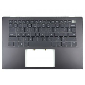 Tastatura Dell 0DY5HN Neagra cu Palmrest Negru iluminata backlit