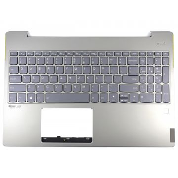 Tastatura Lenovo HQ20720475000 Gri cu Palmrest Gri iluminata backlit